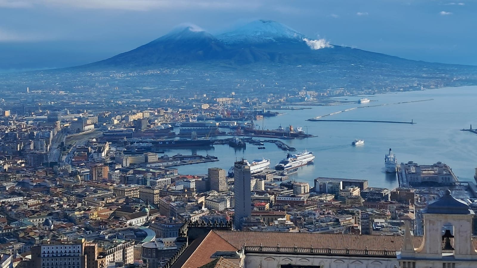 Vista panorámica de Napoli