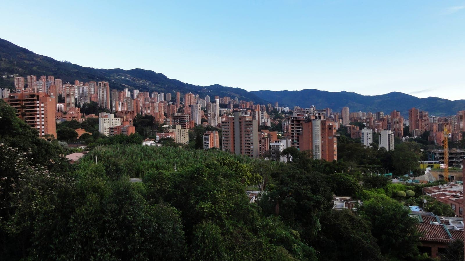 Vista panorámica de Medellín