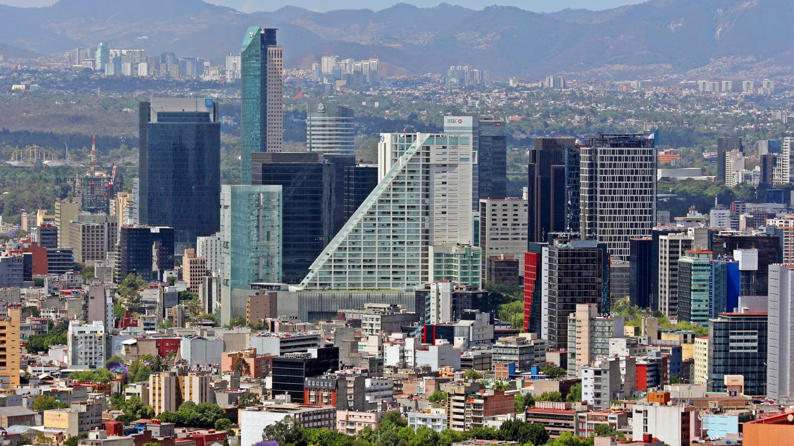 Vista panorámica de Mexico City