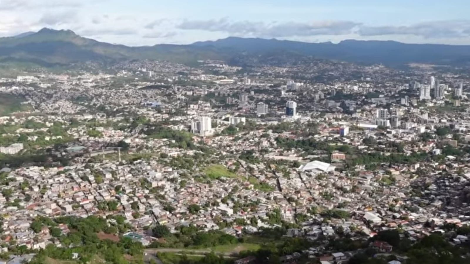 Vista panorámica de Tegucigalpa