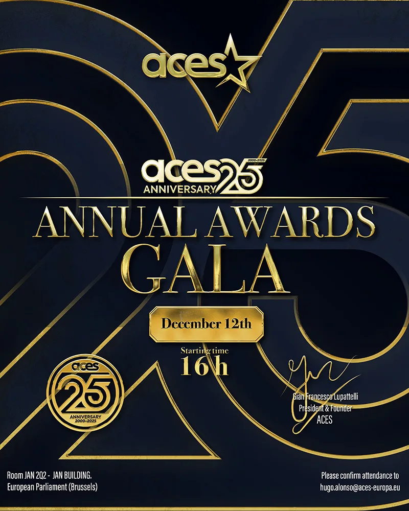 Anota esta fecha: Gala de Premios ACES 12 de diciembre